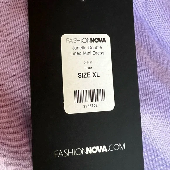 Fashion Nova Lilac One-Shoulder Dress - Picture 7 of 7